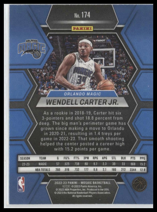 2022-23 Panini Mosaic #174 Wendell Carter Jr.