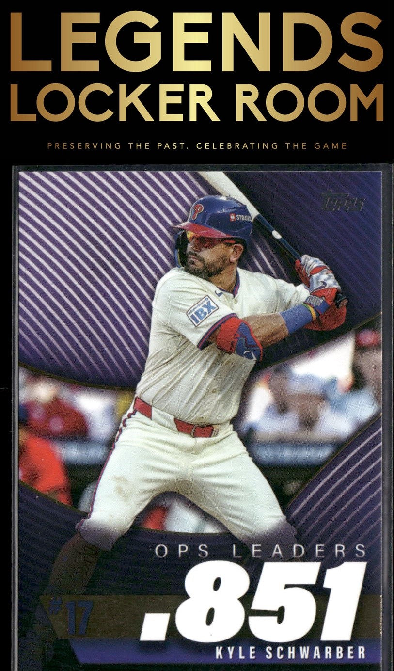 2025 Topps #OPS-17 Kyle Schwarber OPS Leaders