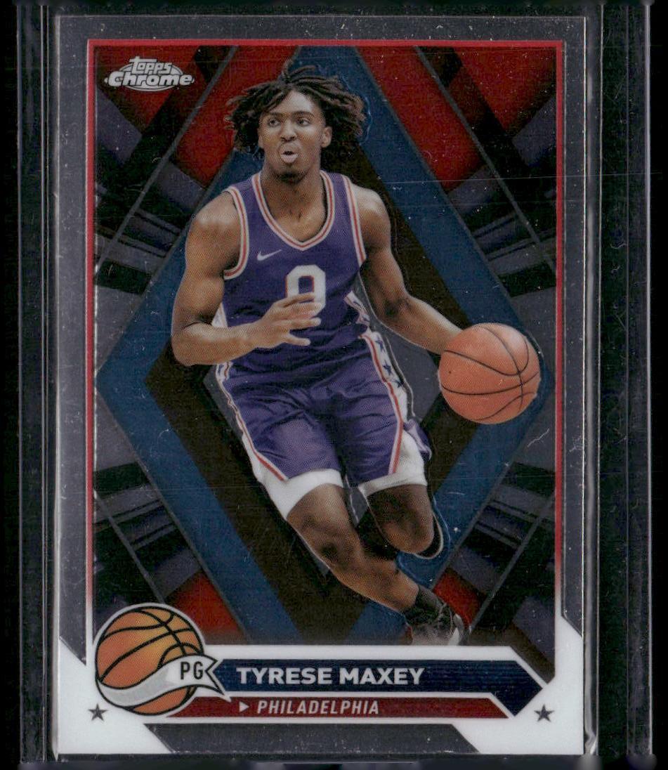 2023-24 Topps Chrome #33 Tyrese Maxey