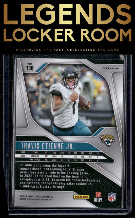 2024 Panini Prizm #130 Travis Etienne Jr. Silver
