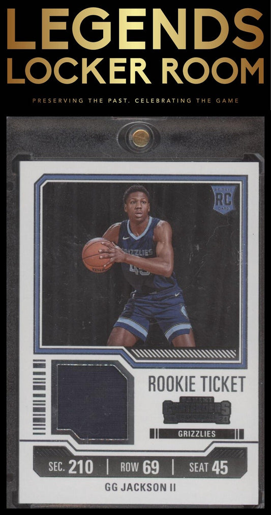 2023-24 Panini Contenders GG Jackson II Rookie Ticket Swatches