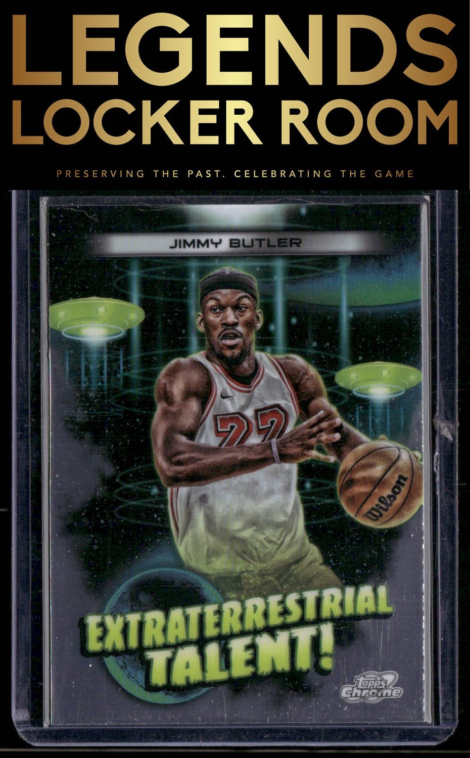 2023-24 Topps Chrome Cosmic #ET-24 Jimmy Butler Extraterrestrial Talent