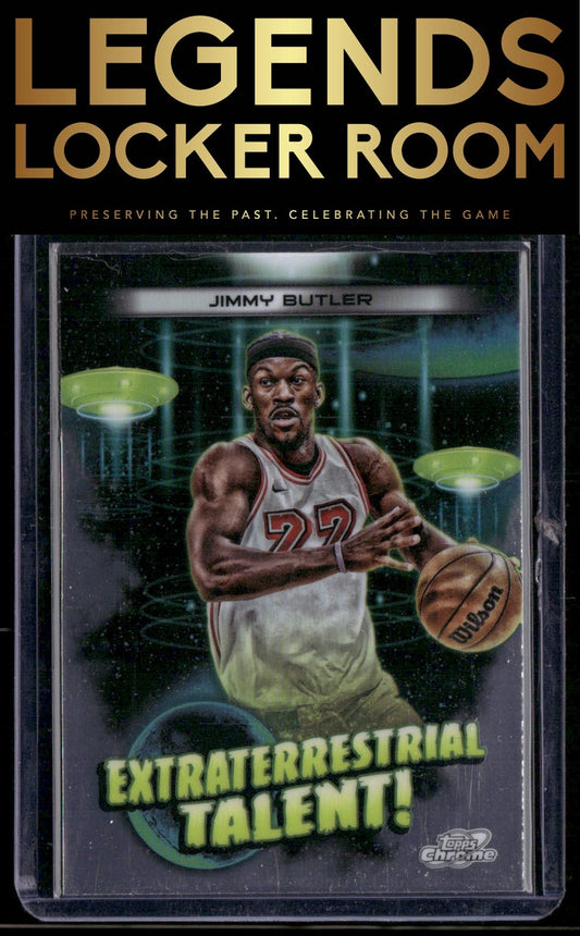 2023-24 Topps Chrome Cosmic #ET-24 Jimmy Butler Extraterrestrial Talent