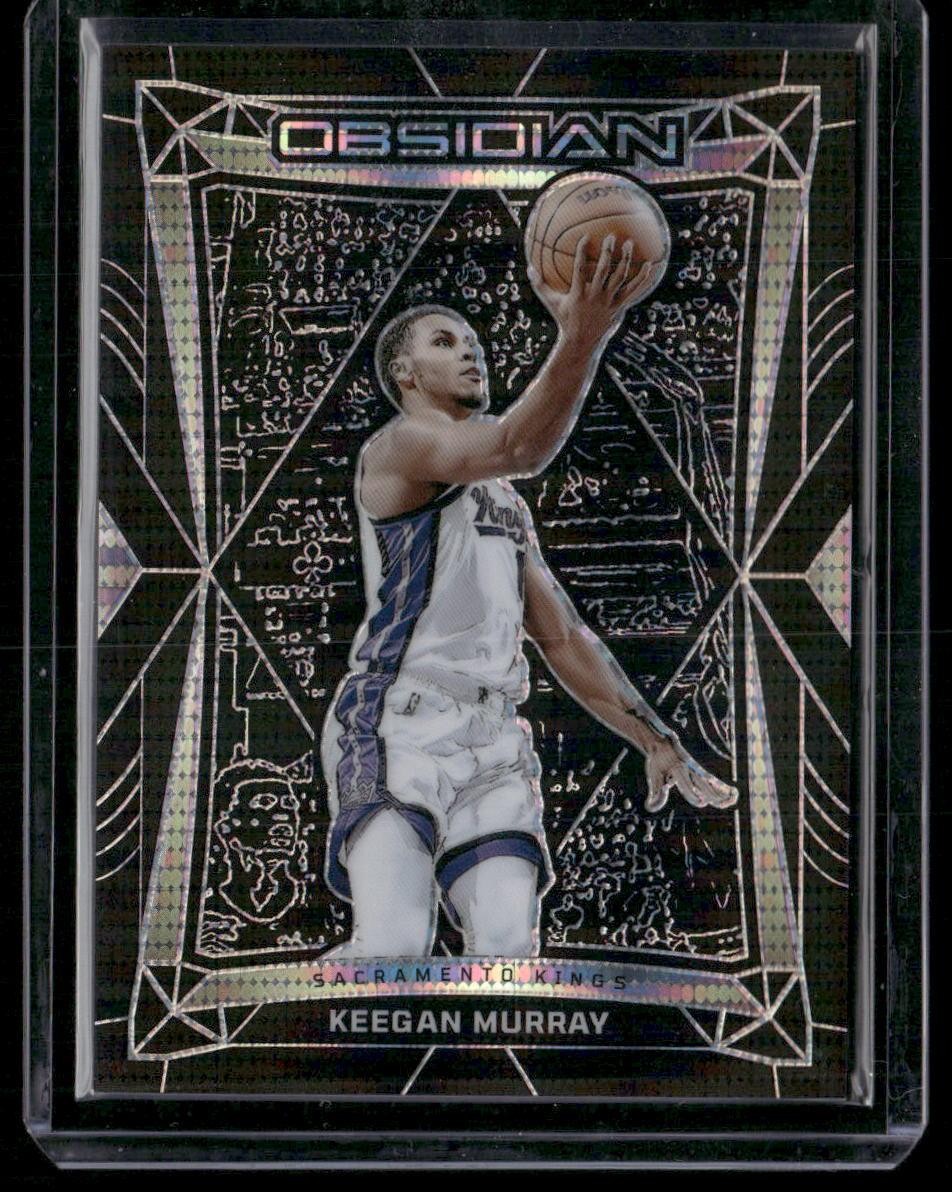 2023-24 Panini Obsidian #118 Keegan Murray