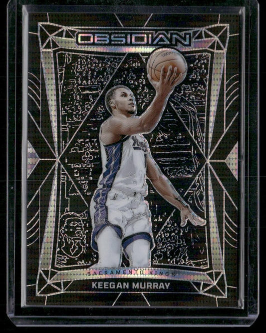 2023-24 Panini Obsidian #118 Keegan Murray