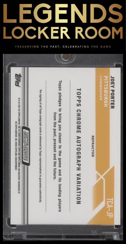 2023 Topps Composite #TCA-JP Joey Porter Topps Chrome Autographs /35