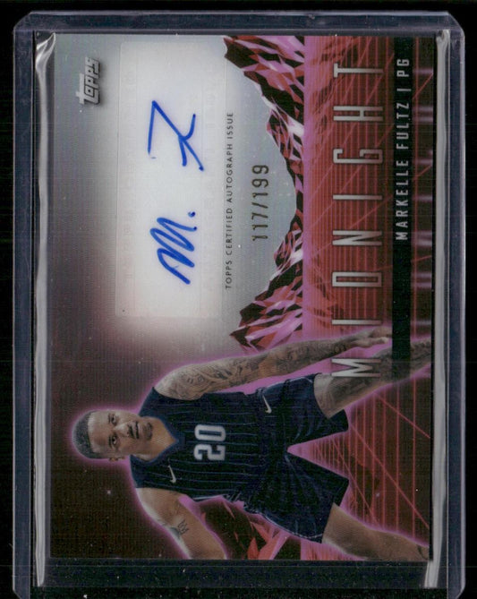 2023-24 Topps Midnight Markelle Fultz Horizon Signatures Twilight Max #/199