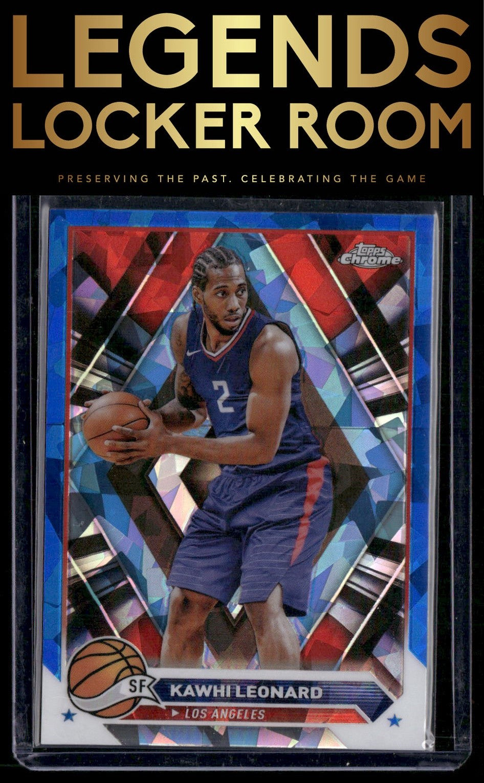 2023-24 Topps Chrome Sapphire Edition #93 Kawhi Leonard