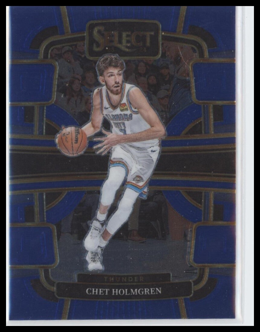 2023-24 Panini Select #41 Chet Holmgren Blue (Retail Base)