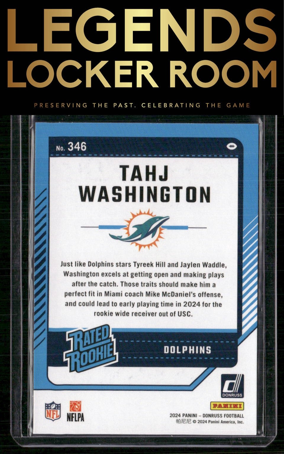 2024 Donruss #346 Tahj Washington