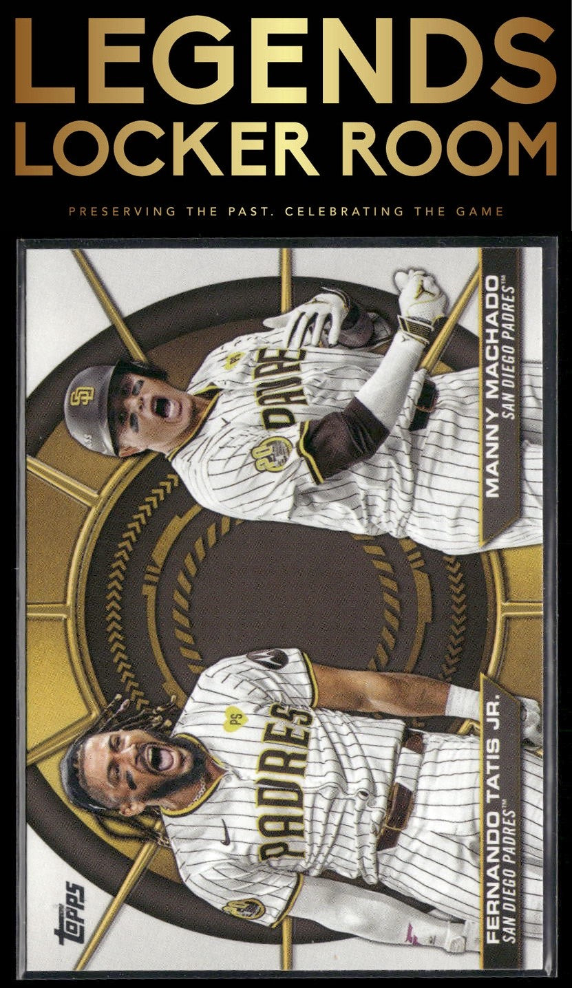 2025 Topps #DD-9 Fernando Tatis Jr. / Manny Machado Dynamic Duos