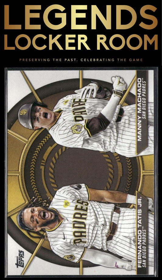 2025 Topps #DD-9 Fernando Tatis Jr. / Manny Machado Dynamic Duos