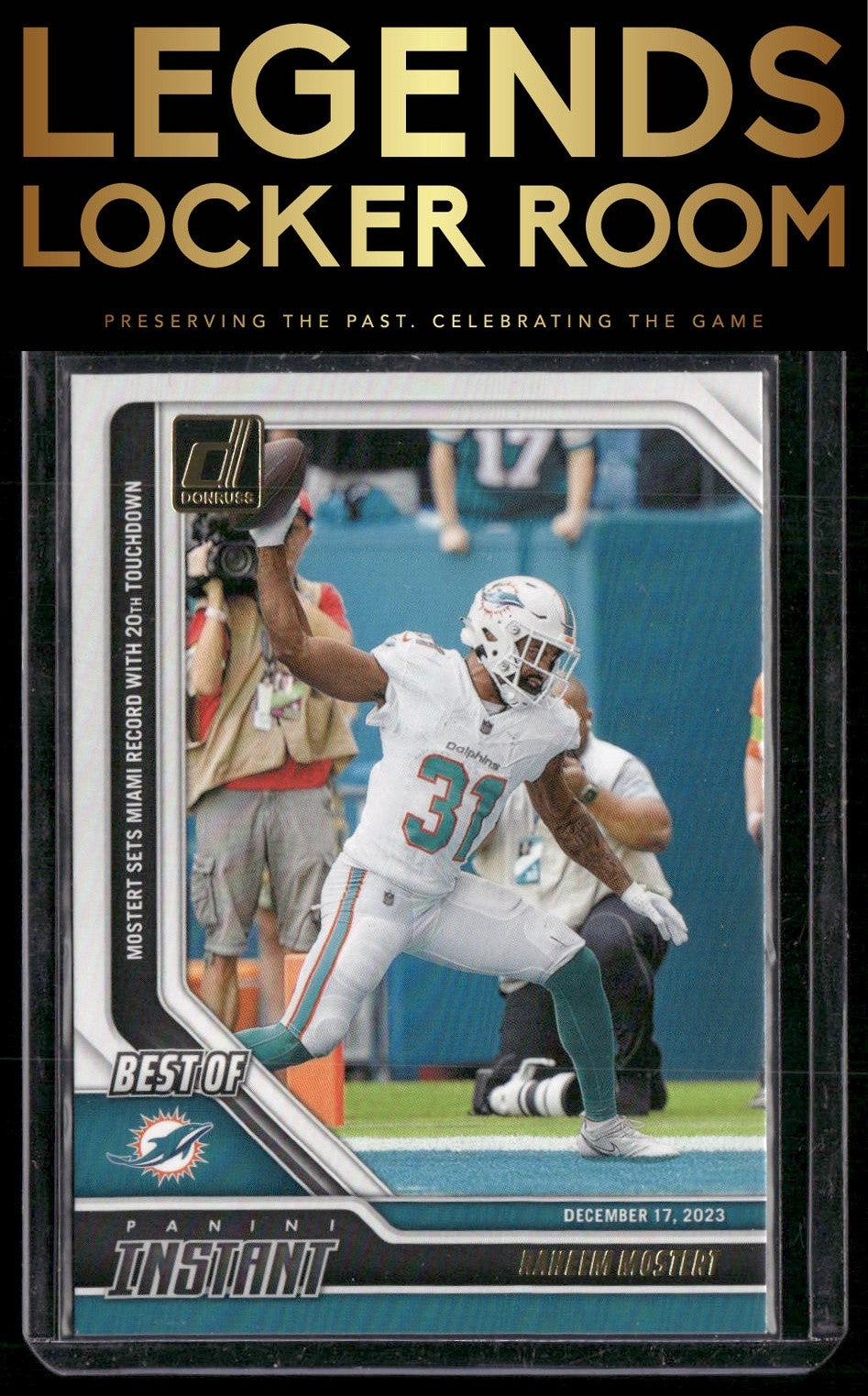 2024 Donruss #25 Raheem Mostert Best of Panini Instant