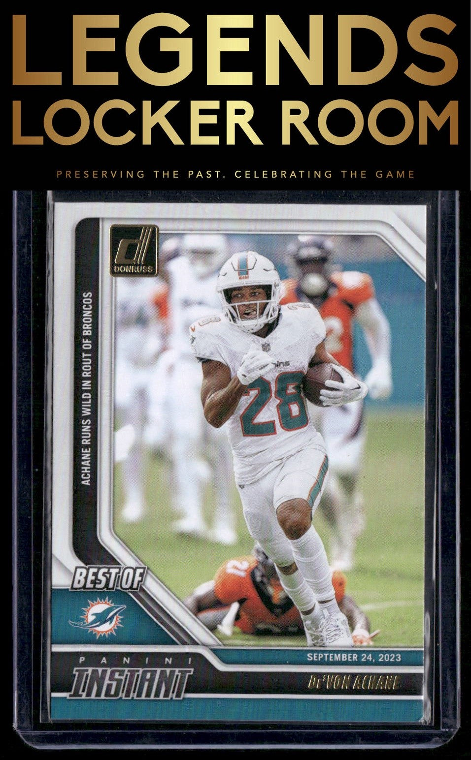 2024 Donruss #2 De'Von Achane Best of Panini Instant