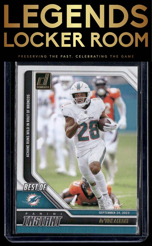 2024 Donruss #2 De'Von Achane Best of Panini Instant