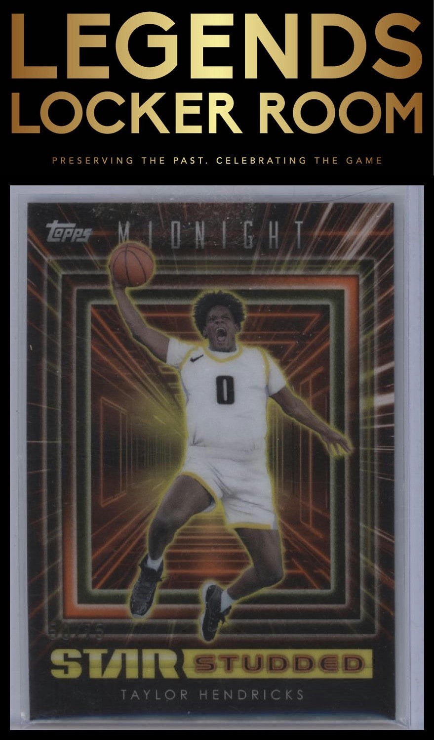 2023-24 Topps Midnight #SS-24 Taylor Hendricks Star Studded Dusk #/75