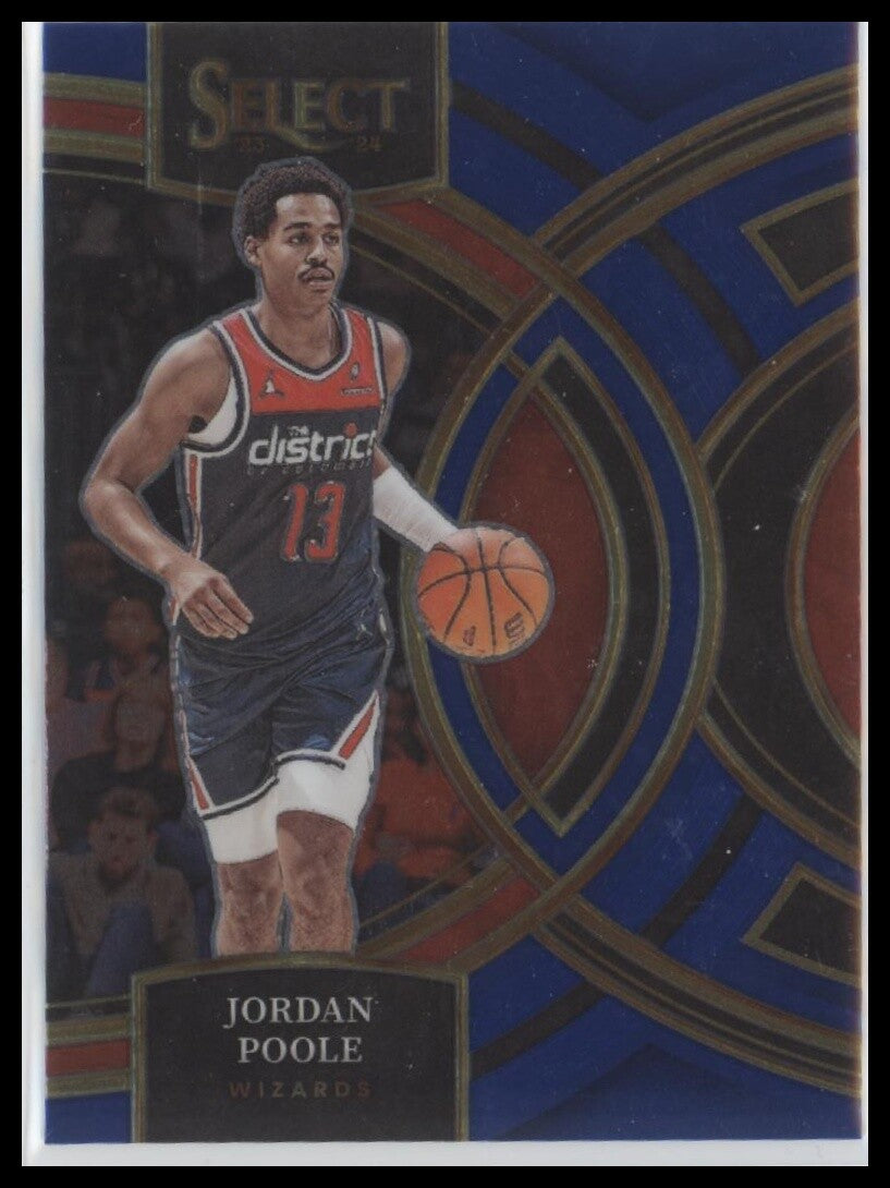 2023-24 Panini Select #183 Jordan Poole Blue (Retail Base)