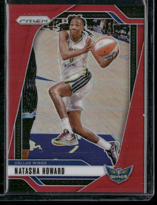 2024 Panini Prizm WNBA #130 Natasha Howard Red Prizms #/299