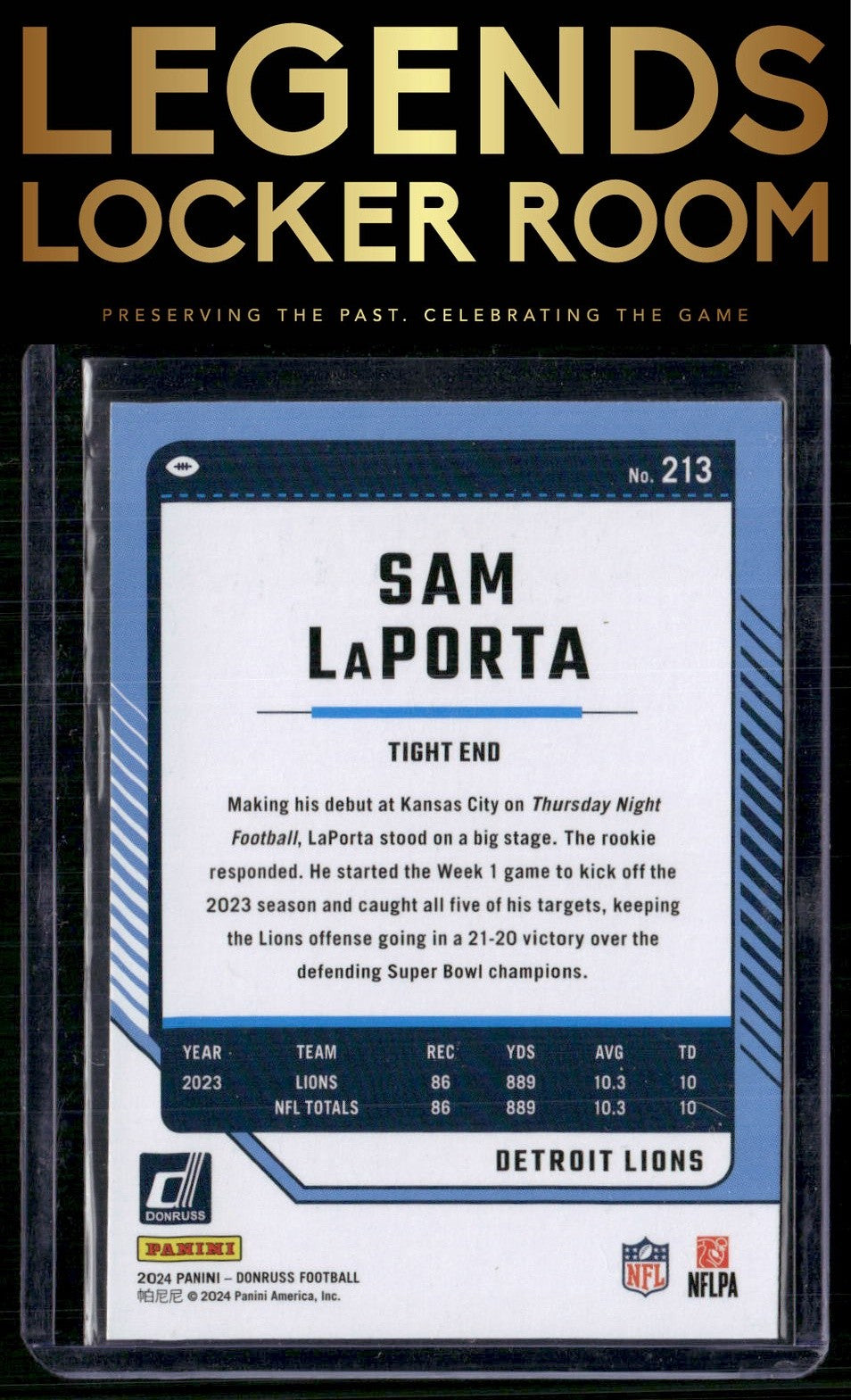 2024 Donruss #213 Sam LaPorta