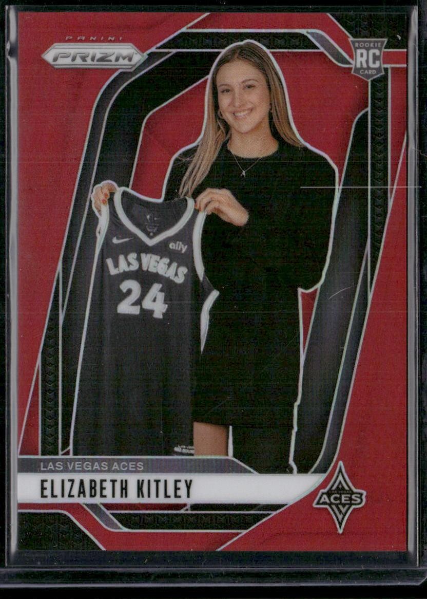 2024 Panini Prizm WNBA #140 Elizabeth Kitley Red Prizms #/299