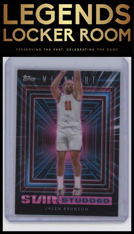 2023-24 Topps Midnight #SS-13 Jalen Brunson Star Studded