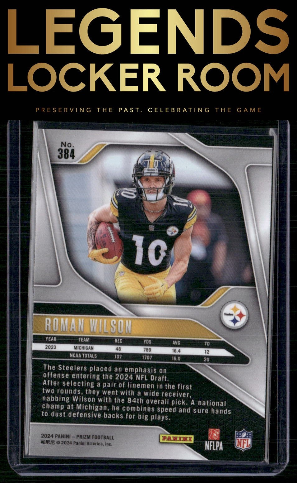 2024 Panini Prizm #384 Roman Wilson