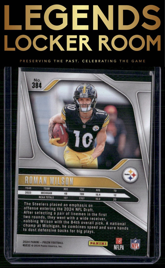 2024 Panini Prizm #384 Roman Wilson