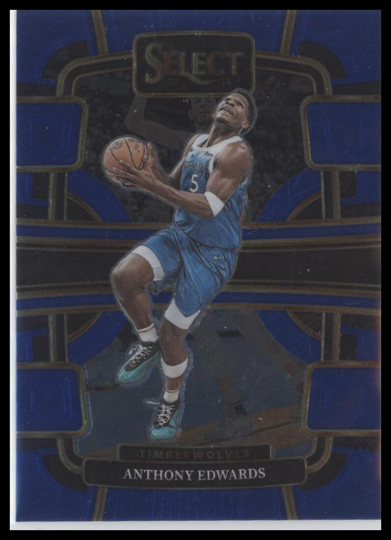 2023-24 Panini Select #37 Anthony Edwards Blue (Retail Base)