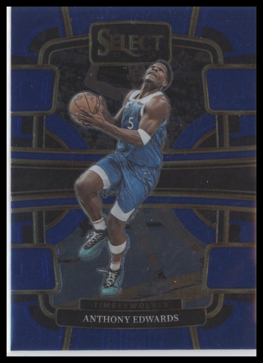 2023-24 Panini Select #37 Anthony Edwards Blue (Retail Base)