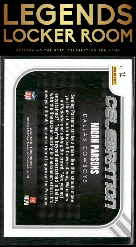 2023 Score #14 Micah Parsons Celebration