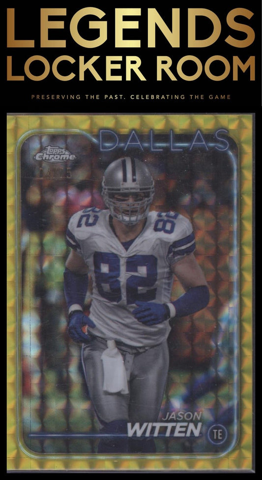 2024 Topps Chrome #57 Jason Witten Yellow Geometric Refractor #/75