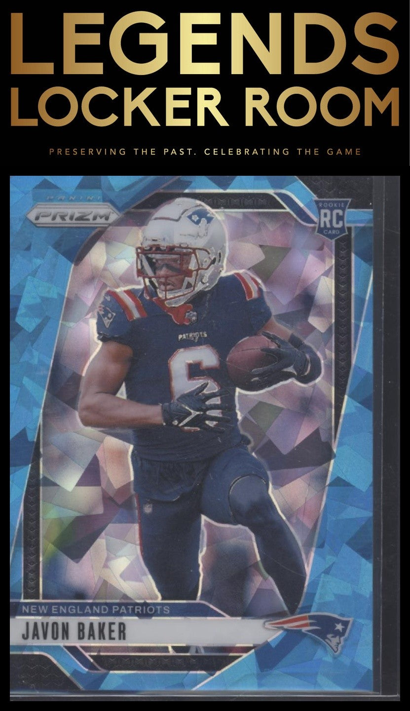 2024 Panini Prizm #344 Javon Baker Blue Ice #/99