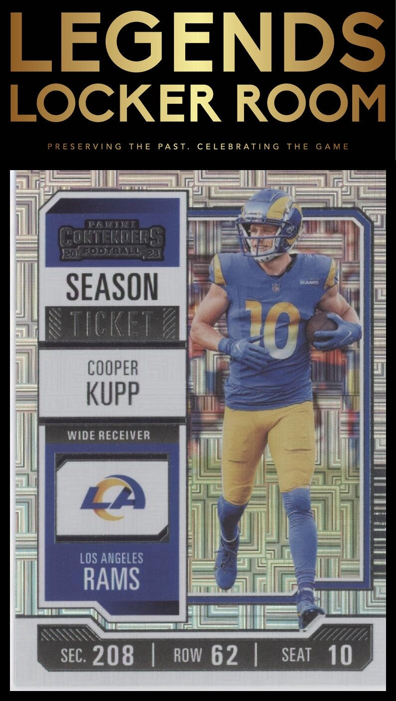 2023 Panini Contenders #61 Cooper Kupp Season Ticket Retail