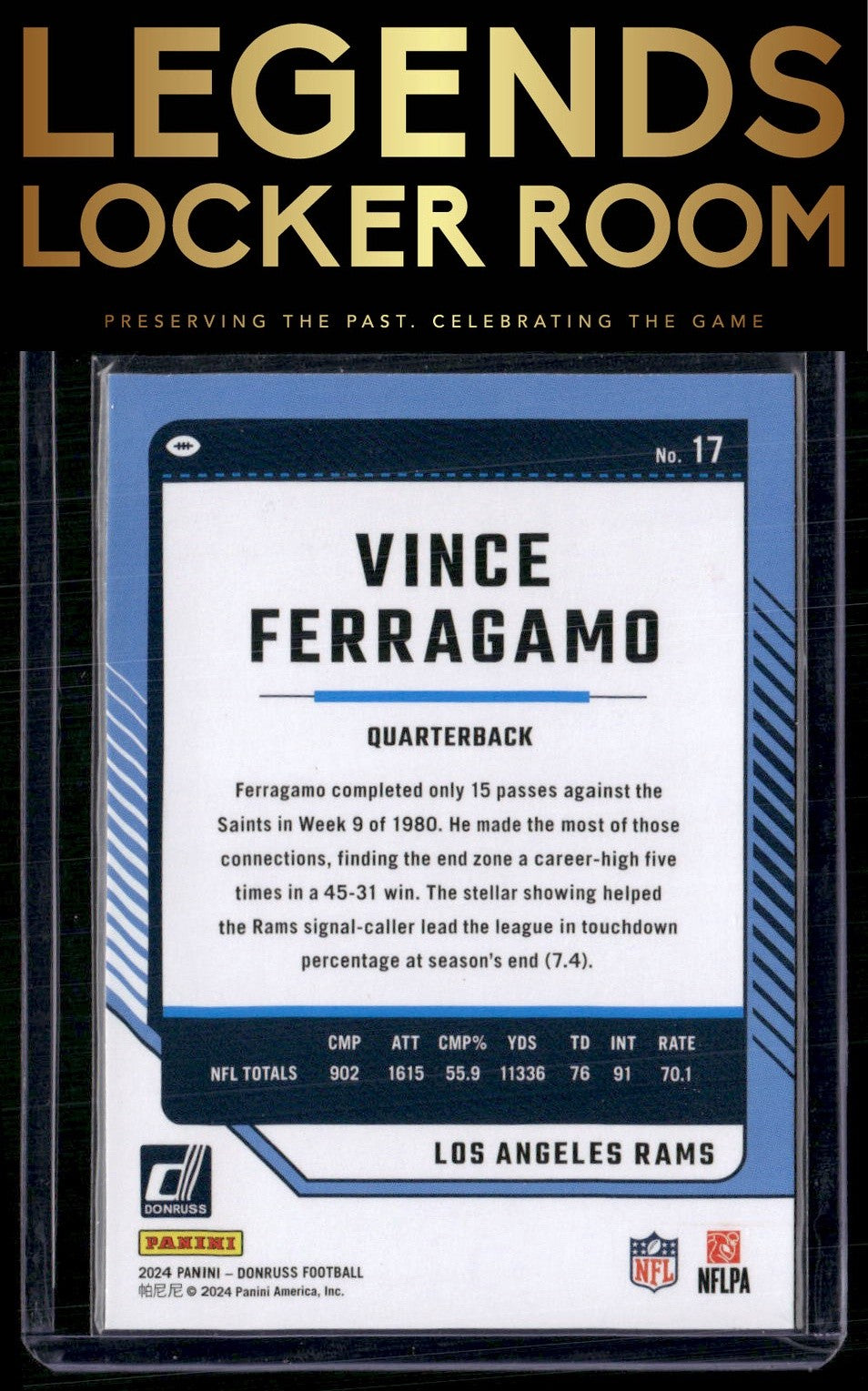 2024 Donruss #17 Vince Ferragamo