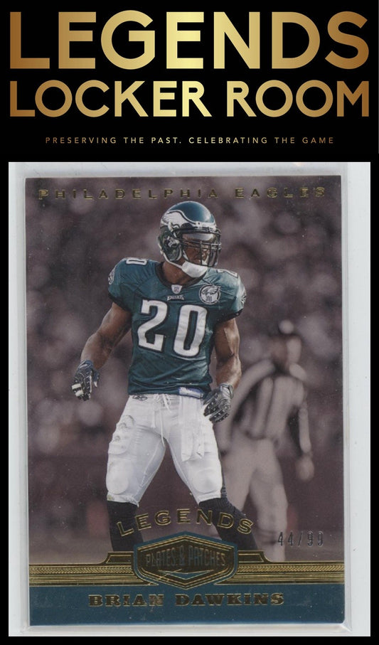 2019 Plates and Patches #138 Brian Dawkins Legends /99