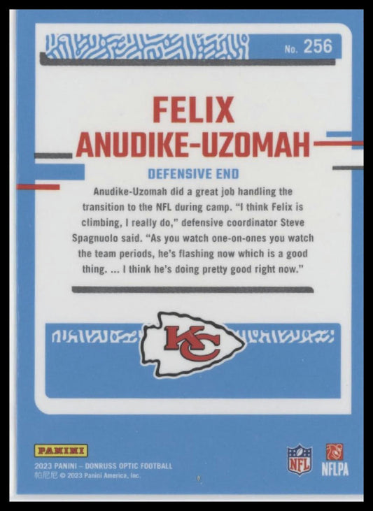 2023 Donruss Optic #256 Felix Anudike-Uzomah