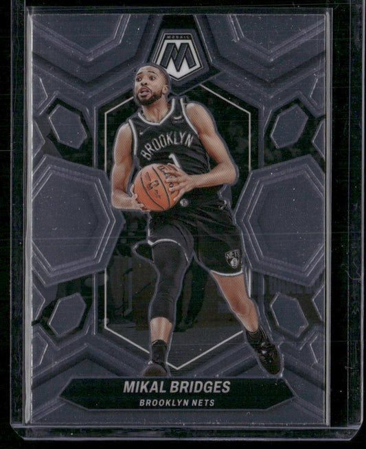 2023-24 Panini Mosaic #156 Mikal Bridges