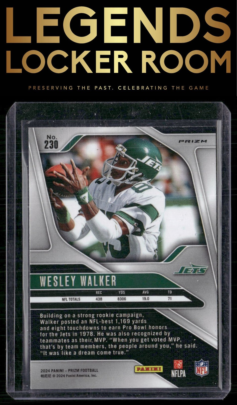 2024 Panini Prizm #230 Wesley Walker Blue