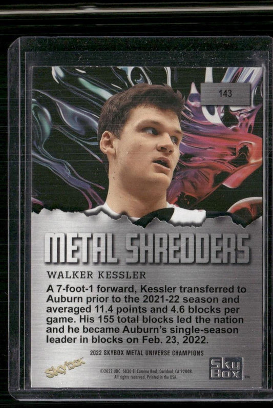 2022 SkyBox Metal Universe Champions #143 Walker Kessler