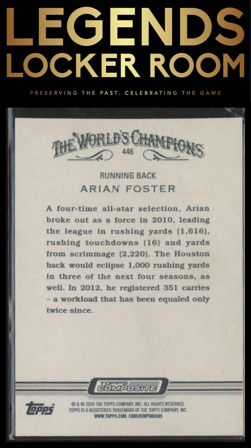 2023 Topps Composite #446 Arian Foster