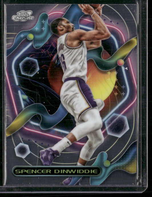 2023-24 Topps Chrome Cosmic #15 Spencer Dinwiddie