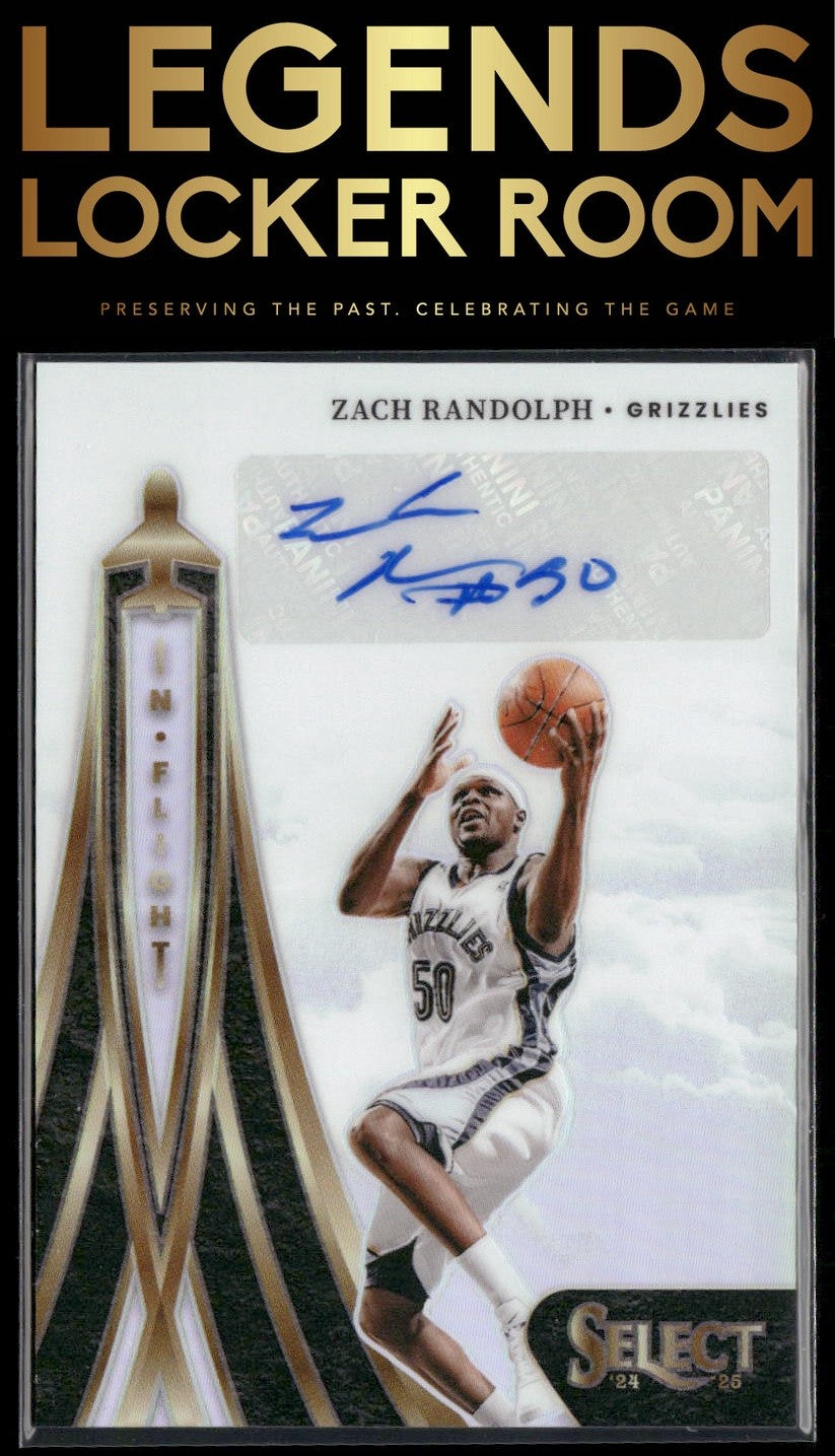 2024-25 Panini Select #IFS-ZAC Zach Randolph In Flight Signatures /75