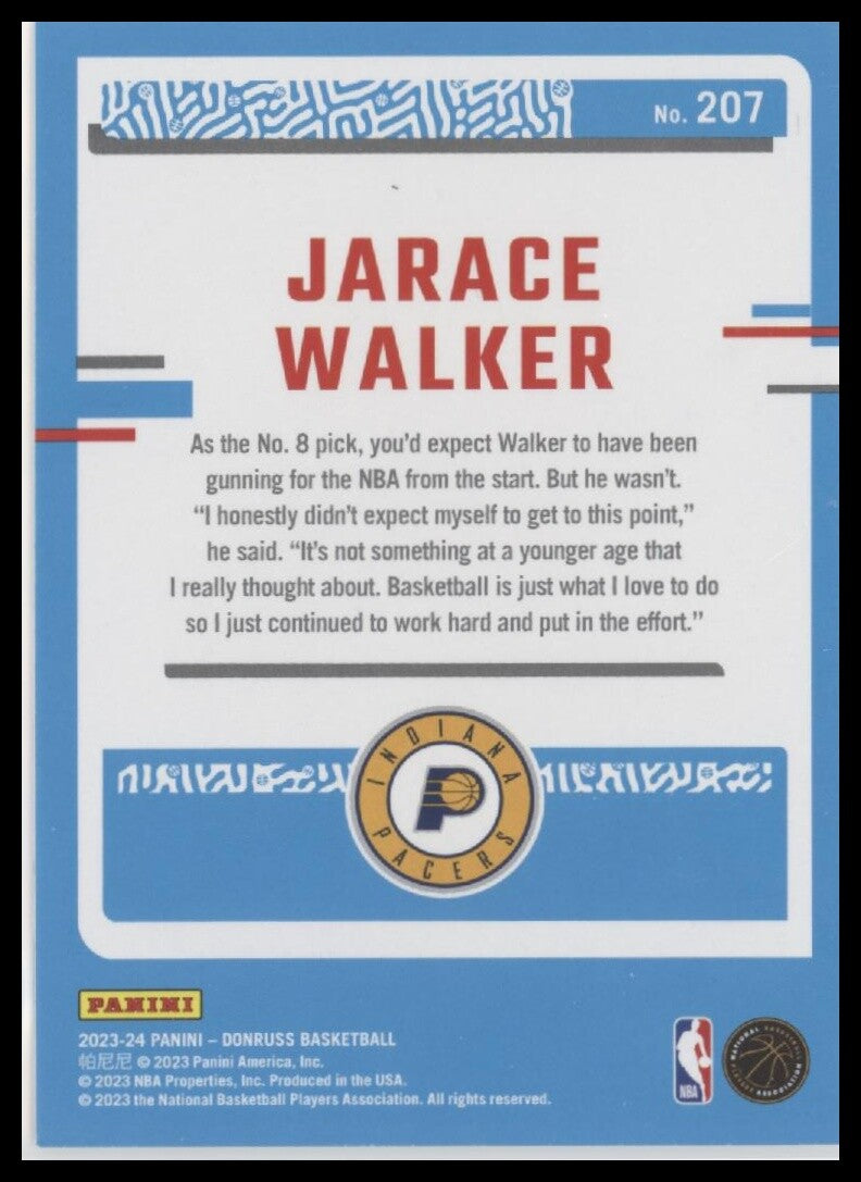 2023-24 Donruss #207 Jarace Walker