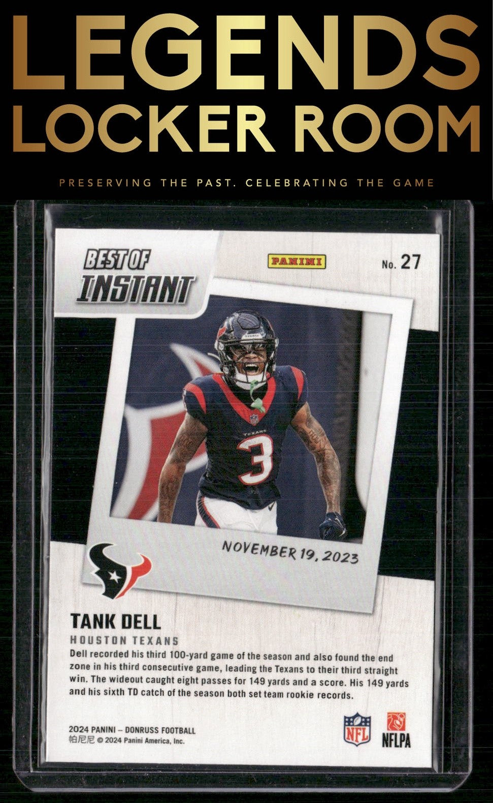 2024 Donruss #27 Tank Dell Best of Panini Instant
