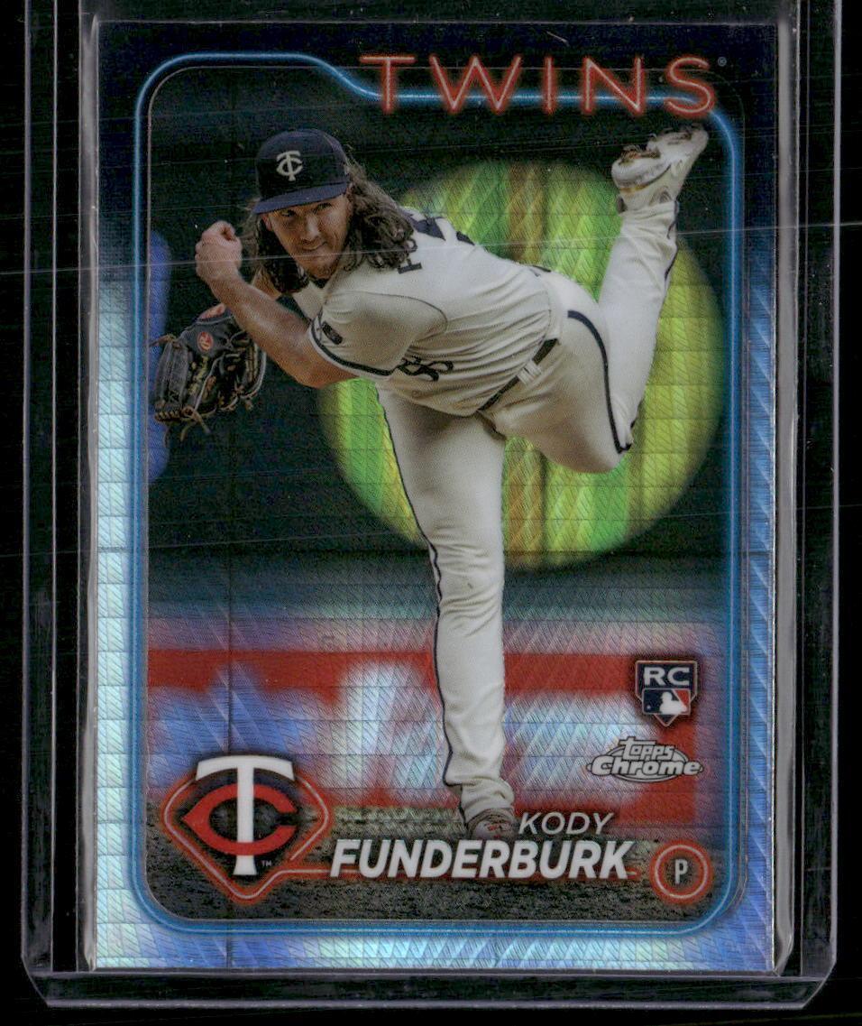 2024 Topps Chrome #297 Kody Funderburk Prism Refractors