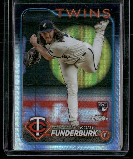2024 Topps Chrome #297 Kody Funderburk Prism Refractors