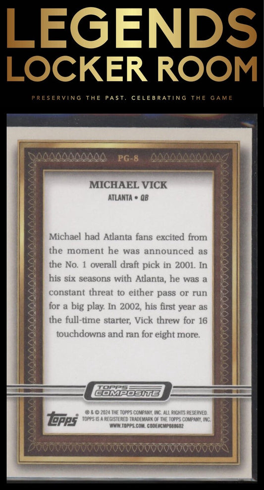 2023 Topps Composite #PG-8 Michael Vick Portrait Gallery
