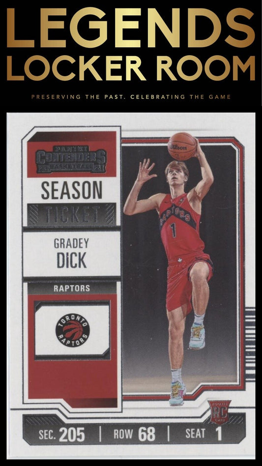 2023-24 Panini Contenders #71 Gradey Dick Season Ticket Retail