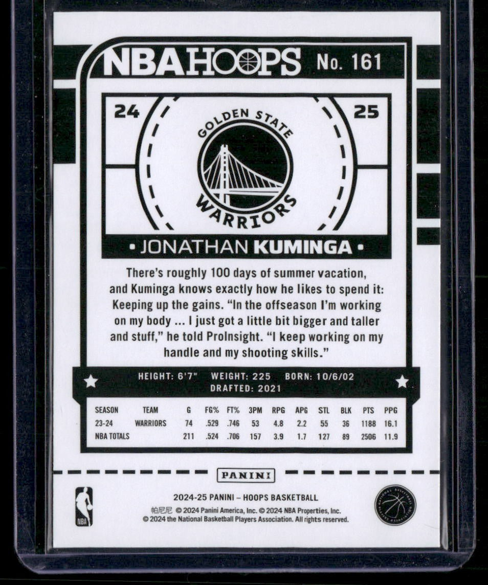 2024-25 Hoops #161 Jonathan Kuminga