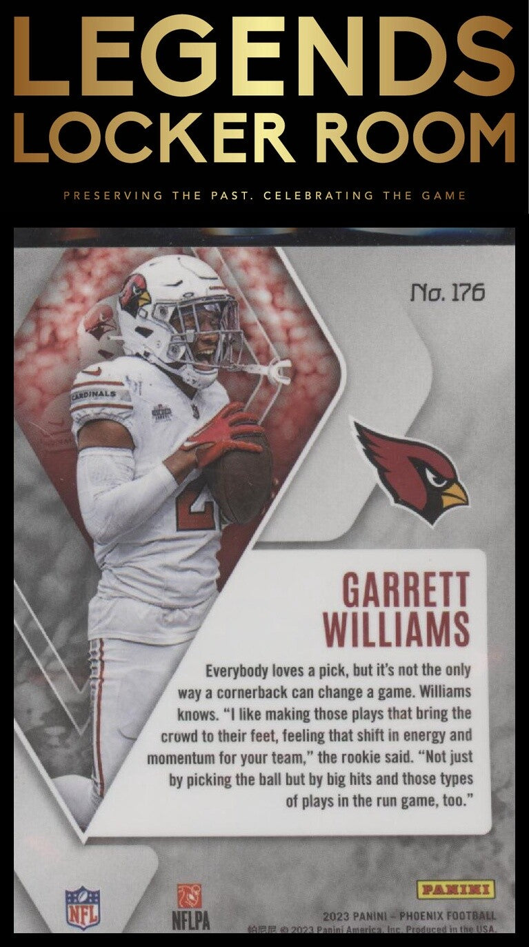 2023 Panini Phoenix #176 Garrett Williams